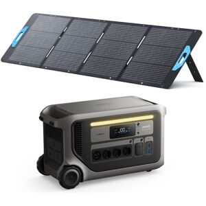 Kit Powerstation Anker SOLIX F3000 mit Solarpanel 400 W (0% MwSt) Kit Powerstation Anker SOLIX F3000 mit Solarpanel 400 W (0% MwSt)