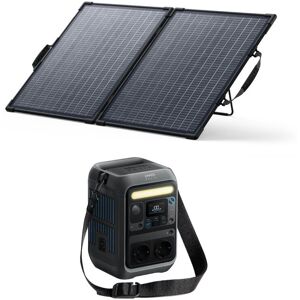 Kit Powerstation Anker SOLIX C300X AC mit Bifaziales Solarpanel 100 W (0% MwSt) Kit Powerstation Anker SOLIX C300X AC mit Bifaziales Solarpanel 100 W (0% MwSt)
