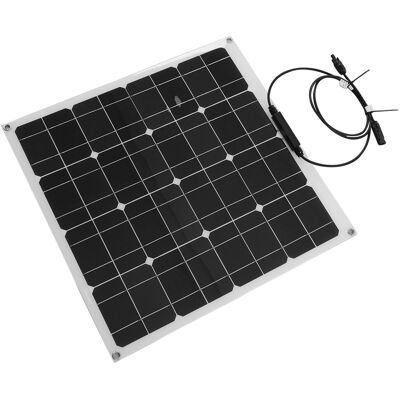 HEAT Halbflexibles, Wasserdichtes, Faltbares Monokristallines Solarpanel, Tragbares Solarladegerät Für Auto, Wohnmobil Und Boot, 50 W, 18 V HEAT Halbflexibles, Wasserdichtes, Faltbares Monokristallines Solarpanel, Tragbares Solarladegerät Für Auto, Wohnmobil Und Boot, 50 W, 18 V