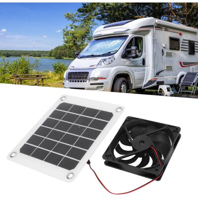 JUTE Zur Ausstattung Des Wohnmobils Gehören Ein 10-w-monokristallines Silizium-solarpanel, Ein 120 Mm Großer Quadratischer Lüftungskasten Und Ein 5-v-solar-abluftventilator. JUTE Zur Ausstattung Des Wohnmobils Gehören Ein 10-w-monokristallines Silizium-solarpanel, Ein 120 Mm Großer Quadratischer Lüftungskasten Und Ein 5-v-solar-abluftventilator.