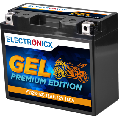 Electronicx Yt12b-bs Gel Motorradbatterie 12v 12ah 160a/en – Wartungsfrei, Auslaufsicher, Hohe Startleistung - Premium Batterie 12v Wartungsfrei Electronicx Yt12b-bs Gel Motorradbatterie 12v 12ah 160a/en – Wartungsfrei, Auslaufsicher, Hohe Startleistung - Premium Batterie 12v Wartungsfrei