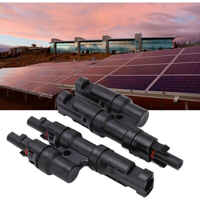 JUTE 2-teiliger Mc4 Photovoltaik-steckverbinder, Parallelstecker Für Solarmodule Mit Speziellem Schlüssel, 1 Stecker Auf 2 Buchsen Und 1 Buchse Auf 2 Stecker, Ip67 Wasser- Und Staubdicht. JUTE 2-teiliger Mc4 Photovoltaik-steckverbinder, Parallelstecker Für Solarmodule Mit Speziellem Schlüssel, 1 Stecker Auf 2 Buchsen Und 1 Buchse Auf 2 Stecker, Ip67 Wasser- Und Staubdicht.