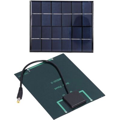 HEAT Stück 2-w-solarmodule Mit Hohem Wirkungsgrad, Dc5521-ausgang, Wiederaufladbarer 3,7-v-akku, Solarpanel-ladegerät Für Solarleuchten HEAT Stück 2-w-solarmodule Mit Hohem Wirkungsgrad, Dc5521-ausgang, Wiederaufladbarer 3,7-v-akku, Solarpanel-ladegerät Für Solarleuchten