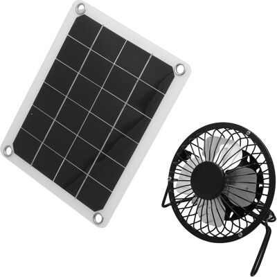 HEAT 10-w-photovoltaik-solarpanel-ladegerät-set Mit Lüfter Und Zwei Usb-buchsen Für Den Einsatz Im Freien Bei Hühnerställen HEAT 10-w-photovoltaik-solarpanel-ladegerät-set Mit Lüfter Und Zwei Usb-buchsen Für Den Einsatz Im Freien Bei Hühnerställen