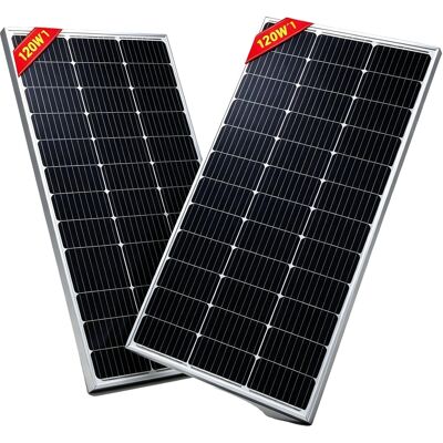 OEM Solarmodul, Hohe Effizienz, Robuste Bauweise, 2 Stück 120-w-module OEM Solarmodul, Hohe Effizienz, Robuste Bauweise, 2 Stück 120-w-module