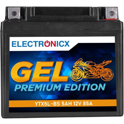 Electronicx Gel Motorradbatterie Ytx5l-bs 12v 5ah Rollerbatterie Ctx5l-bs Gtx5l-bs Wartungsfrei - Premium Batterie 12v Wartungsfrei - Versand De Electronicx Gel Motorradbatterie Ytx5l-bs 12v 5ah Rollerbatterie Ctx5l-bs Gtx5l-bs Wartungsfrei - Premium Batterie 12v Wartungsfrei - Versand De
