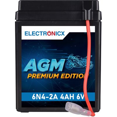 Electronicx Agm Motorradbatterie 6v 4,5ah 6n4-2a-4 - Wartungsfrei, Auslaufsicher, Hohe Startleistung - Premium Batterie 12v Wartungsfrei - Versand De Electronicx Agm Motorradbatterie 6v 4,5ah 6n4-2a-4 - Wartungsfrei, Auslaufsicher, Hohe Startleistung - Premium Batterie 12v Wartungsfrei - Versand De