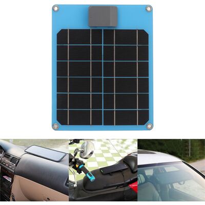 JUTE 5w 5v Monokristallines Silizium-solarpanel, Blau, Geeignet Für Autos, Boote, Anhänger Und Wohnmobile (ohne Batterie). JUTE 5w 5v Monokristallines Silizium-solarpanel, Blau, Geeignet Für Autos, Boote, Anhänger Und Wohnmobile (ohne Batterie).