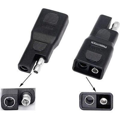 OEM Sae-polaritätsumkehradapter, Sae-stecker Auf Sae-buchse Schnellkupplungs-solarverlängerungsstecker Für Kfz, Solarpanel-batterie (2er-pack) OEM Sae-polaritätsumkehradapter, Sae-stecker Auf Sae-buchse Schnellkupplungs-solarverlängerungsstecker Für Kfz, Solarpanel-batterie (2er-pack)