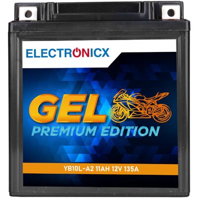 Electronicx Yb10l-a2 Gel Motorradbatterie 12v 11ah 135a/en - Wartungsfrei, Doppelte Lebensdauer, Hohe Startleistung - Premium Batterie 12v Electronicx Yb10l-a2 Gel Motorradbatterie 12v 11ah 135a/en - Wartungsfrei, Doppelte Lebensdauer, Hohe Startleistung - Premium Batterie 12v