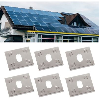 JUTE Packung Mit 100 Leitfähigen Solar-photovoltaik-platten, Erdungsplatten Für Solarmodule, Blitzschutzplatten Mit Doppelbefestigung JUTE Packung Mit 100 Leitfähigen Solar-photovoltaik-platten, Erdungsplatten Für Solarmodule, Blitzschutzplatten Mit Doppelbefestigung