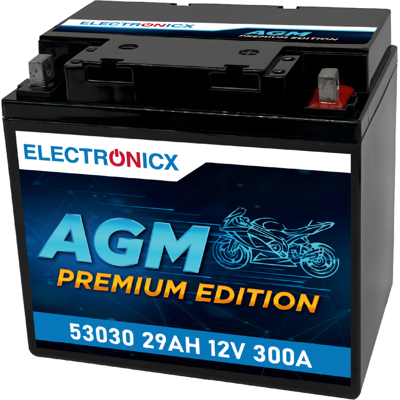 Electronicx Y60-n30l-a Agm Motorradbatterie 12v 29ah 300a/en – Wartungsfrei, Auslaufsicher, Maximale Lebensdauer - Premium Batterie 12v Wartungsfrei Electronicx Y60-n30l-a Agm Motorradbatterie 12v 29ah 300a/en – Wartungsfrei, Auslaufsicher, Maximale Lebensdauer - Premium Batterie 12v Wartungsfrei