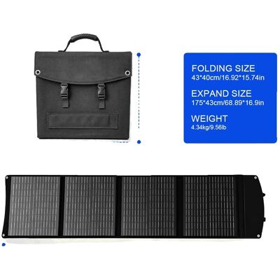 OEM Solarpanel, Tragbares Design, Wasserdicht, Effizient, Schwarz OEM Solarpanel, Tragbares Design, Wasserdicht, Effizient, Schwarz