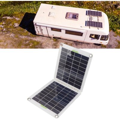 JUTE Faltbares Und Tragbares 20-w-solarpanel Für Reisen Und Camping, Solar-akkuladegerät Für Handy Und Auto Mit Schnellladefunktion JUTE Faltbares Und Tragbares 20-w-solarpanel Für Reisen Und Camping, Solar-akkuladegerät Für Handy Und Auto Mit Schnellladefunktion