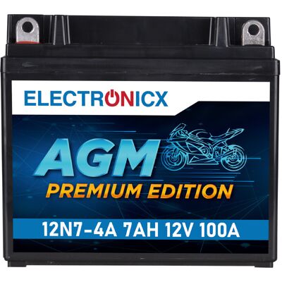 Electronicx Yb7-a Agm Motorradbatterie 12v 7ah 100a/en - Wartungsfrei, Vorgeladen, Auslaufsicher, Langlebig - Premium Batterie 12v Wartungsfrei Electronicx Yb7-a Agm Motorradbatterie 12v 7ah 100a/en - Wartungsfrei, Vorgeladen, Auslaufsicher, Langlebig - Premium Batterie 12v Wartungsfrei