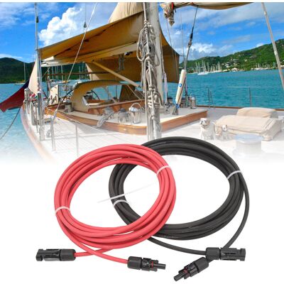 JUTE 10 Awg Solarverlängerungskabel Für Wohnmobile Mit Stecker Und Buchse, Adapterset Für Wohnmobil-solarmodule, 10 Awg 10 M Werkzeugset JUTE 10 Awg Solarverlängerungskabel Für Wohnmobile Mit Stecker Und Buchse, Adapterset Für Wohnmobil-solarmodule, 10 Awg 10 M Werkzeugset