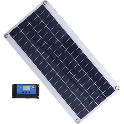 HEAT Solarmodul-set 8w 30a Flexibles Monokristallines Solarmodul Mit Laderegler Für Camping, Wohnmobilreisen Und Outdoor-aktivitäten HEAT Solarmodul-set 8w 30a Flexibles Monokristallines Solarmodul Mit Laderegler Für Camping, Wohnmobilreisen Und Outdoor-aktivitäten
