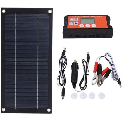 OEM Monokristallines Silizium-solarpanel-set 12v 24v 100a Laderegler Verlängerungskabel Batterieklemme Tragbare Powerstation Für Wohnmobil Boot Und OEM Monokristallines Silizium-solarpanel-set 12v 24v 100a Laderegler Verlängerungskabel Batterieklemme Tragbare Powerstation Für Wohnmobil Boot Und