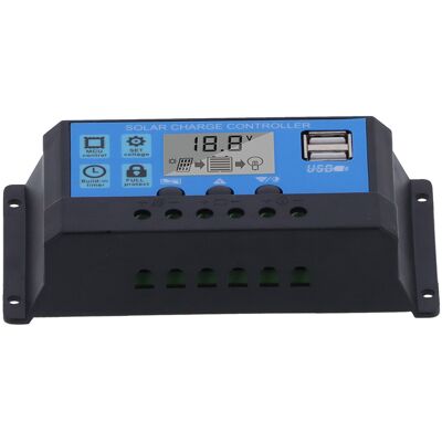 HEAT 30a 12v/24v Pwm-solarladeregler, 2-kanal-mos-solarpanel-laderegler, 3-stufiger Batterieregler HEAT 30a 12v/24v Pwm-solarladeregler, 2-kanal-mos-solarpanel-laderegler, 3-stufiger Batterieregler