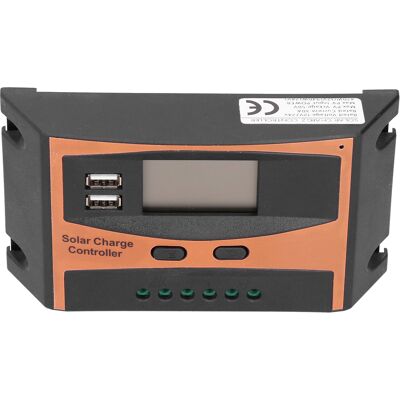 HEAT 12v/24v Solar-laderegler, Ip32 Wasserdicht, Hocheffizienter Pwm-solarregler, 30a HEAT 12v/24v Solar-laderegler, Ip32 Wasserdicht, Hocheffizienter Pwm-solarregler, 30a
