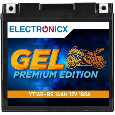 Electronicx Gel Motorradbatterie 12v 14ah 51422 Yt14b-4 Gt14b-4 Yt14b-bs Gel12-14b-4 51201 - Wartungsfrei & Leistungsstark - Premium Batterie 12v Electronicx Gel Motorradbatterie 12v 14ah 51422 Yt14b-4 Gt14b-4 Yt14b-bs Gel12-14b-4 51201 - Wartungsfrei & Leistungsstark - Premium Batterie 12v