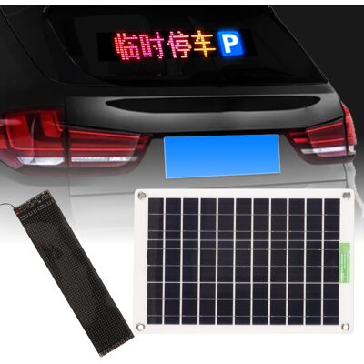 JUTE 50-w-tragbares Solarpanel, Dc5v-led-laufschriftanzeige, Flexibles Autopanel, Solar-werbebildschirm JUTE 50-w-tragbares Solarpanel, Dc5v-led-laufschriftanzeige, Flexibles Autopanel, Solar-werbebildschirm