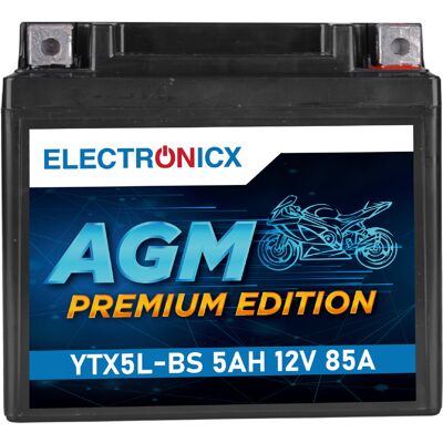 Electronicx Agm Motorradbatterie Ytx5l-bs 12v 5ah Rollerbatterie Ctx5l-bs Gtx5l-bs Wartungsfrei - Premium Batterie 12v Wartungsfrei - Versand De Electronicx Agm Motorradbatterie Ytx5l-bs 12v 5ah Rollerbatterie Ctx5l-bs Gtx5l-bs Wartungsfrei - Premium Batterie 12v Wartungsfrei - Versand De