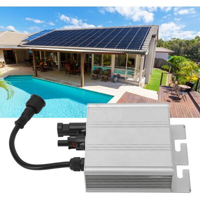 JUTE Netzgekoppelter Solar-mikrowechselrichter (mppt), Reiner Sinus-wechselrichter, Hochohmig, Wasserdicht, Automatischer Universeller Photovoltaik-laderegler, Automatische Erkennung 120v/ac230v, 120w. JUTE Netzgekoppelter Solar-mikrowechselrichter (mppt), Reiner Sinus-wechselrichter, Hochohmig, Wasserdicht, Automatischer Universeller Photovoltaik-laderegler, Automatische Erkennung 120v/ac230v, 120w.