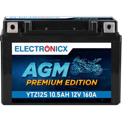Electronicx Agm Motorradbatterie 12v 11ah - Ersatz Für Ytz12-s, Ctz14-s, Etz14-s, Ytz14-4 - Hohe Startleistung & Wartungsfrei - Premium Batterie 12v Electronicx Agm Motorradbatterie 12v 11ah - Ersatz Für Ytz12-s, Ctz14-s, Etz14-s, Ytz14-4 - Hohe Startleistung & Wartungsfrei - Premium Batterie 12v