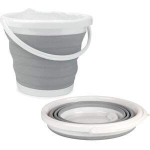 XISRENS LA028495GRY 10-Liter-Falteimer, kompaktes und platzsparendes Design, für drinnen und draußen geeignet, kleiner Eimer für die Reinigung von Haus, Auto XISRENS LA028495GRY 10-Liter-Falteimer, kompaktes und platzsparendes Design, für drinnen und draußen geeignet, kleiner Eimer für die Reinigung von Haus, Auto