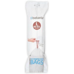 Rouleau De 10 Sacs Poubelle Code L - 45 L - Perfect Fit - Brabantia Rouleau De 10 Sacs Poubelle Code L - 45 L - Perfect Fit - Brabantia