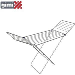 URBAN LIVING Séchoir Gimi Alucom 20m Séchoir À Linge Aluminium 20m, Pieds En X - Gimi URBAN LIVING Séchoir Gimi Alucom 20m Séchoir À Linge Aluminium 20m, Pieds En X - Gimi