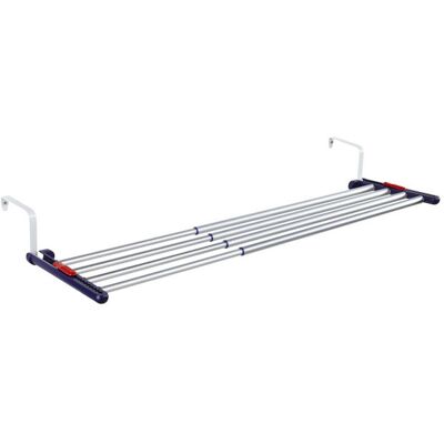 Leifheit - Quartett 42 Extendable Hängetrockner Aus Aluminium, Grau (81413) Leifheit - Quartett 42 Extendable Hängetrockner Aus Aluminium, Grau (81413)