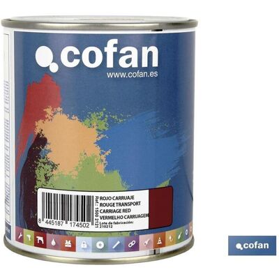 COFAN Synthetischer Emaille (750 Ml) Wagenrot COFAN Synthetischer Emaille (750 Ml) Wagenrot