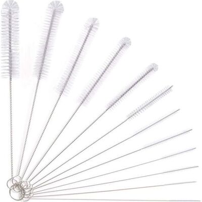 ENLENK 12 Stück Rohrbürsten Zur Reinigung, Flaschenbürste, Reinigungsbürste Für Rohre, Flaschen- Und Schlauchbürsten ENLENK 12 Stück Rohrbürsten Zur Reinigung, Flaschenbürste, Reinigungsbürste Für Rohre, Flaschen- Und Schlauchbürsten