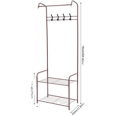OEM Kleiderständer, Robuste Eisenkonstruktion, Offenes Design Für Einfachen Zugriff, Café OEM Kleiderständer, Robuste Eisenkonstruktion, Offenes Design Für Einfachen Zugriff, Café