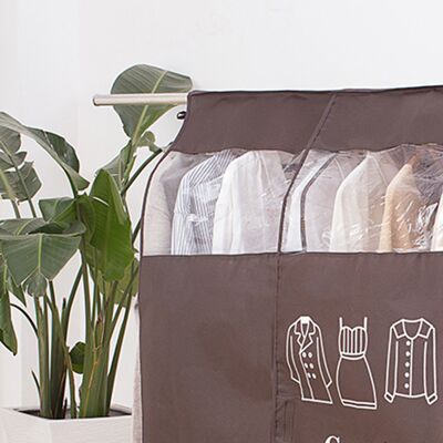 JUTE Staub- Und Schmutzabweisende Schutzhülle Für Kleidung, Garderobenständer Fürs Schlafzimmer, Kleiderbügel Für Den Boden, Feuchtigkeitsbeständige Aufbewahrungsbeutel, Staubbeutel, Kaffeefarben JUTE Staub- Und Schmutzabweisende Schutzhülle Für Kleidung, Garderobenständer Fürs Schlafzimmer, Kleiderbügel Für Den Boden, Feuchtigkeitsbeständige Aufbewahrungsbeutel, Staubbeutel, Kaffeefarben