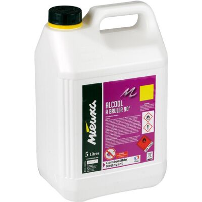 Mieuxa Brennalkohol 90° 5 Liter Transparent Mieuxa Brennalkohol 90° 5 Liter Transparent