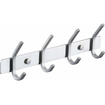 OEM Garderobenständer Fürs Badezimmer, Wandgarderobenständer Aus Metall Mit 4 Haken, Wandgarderobenhaken Fürs Badezimmer, Edelstahl Sus304, Gebürstete Oberfläche, Ah203h4-2 OEM Garderobenständer Fürs Badezimmer, Wandgarderobenständer Aus Metall Mit 4 Haken, Wandgarderobenhaken Fürs Badezimmer, Edelstahl Sus304, Gebürstete Oberfläche, Ah203h4-2
