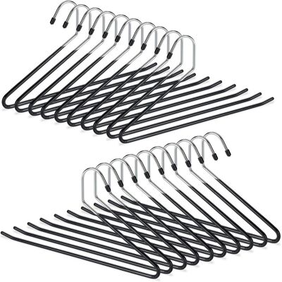 Relaxdays - Set 100 Kleiderbügel - Platzsparend, Rutschfest, Metall, 35cm - Hosen Relaxdays - Set 100 Kleiderbügel - Platzsparend, Rutschfest, Metall, 35cm - Hosen