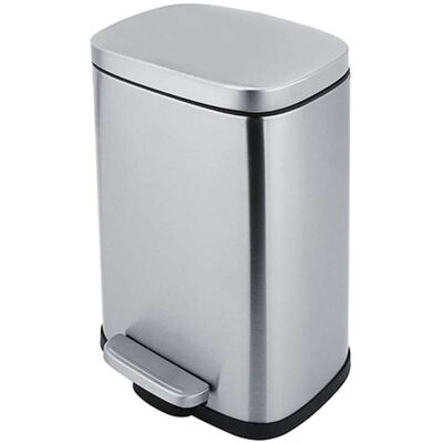 NIMCO Mülleimer - 5L Matt Edelstahl - Abfalleimer NIMCO Mülleimer - 5L Matt Edelstahl - Abfalleimer