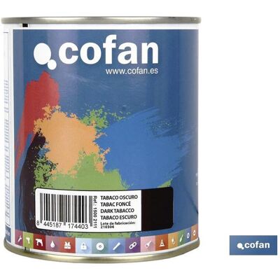 COFAN Synthetischer Emaille (750 Ml) Dunkler Tabak COFAN Synthetischer Emaille (750 Ml) Dunkler Tabak