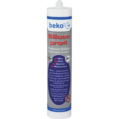 Silicon Pro4 Premium 310ml Sanitärgrau 22427 - Beko Silicon Pro4 Premium 310ml Sanitärgrau 22427 - Beko
