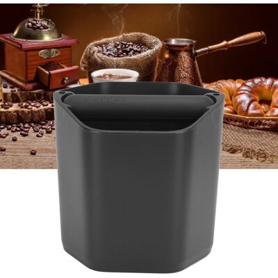 JUTE Eimer Für Kaffeesatz, Eimer Für Gemahlenen Und Pulverisierten Kaffee, Behälter Für Kaffeesatz, Abfalleimer Für Kaffeesatz, Abfalleimer Für Kaffeepulver (schwarz) JUTE Eimer Für Kaffeesatz, Eimer Für Gemahlenen Und Pulverisierten Kaffee, Behälter Für Kaffeesatz, Abfalleimer Für Kaffeesatz, Abfalleimer Für Kaffeepulver (schwarz)
