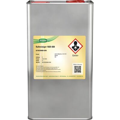 Kaltreiniger 5l Geruchsneutral Kanister Kluthe Kaltreiniger 5l Geruchsneutral Kanister Kluthe