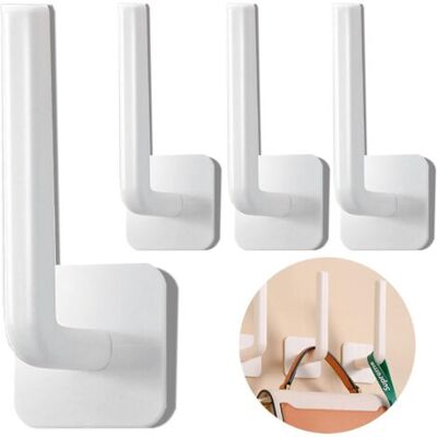 OEM Pa 4er-pack Mehrzweck-wandhaken Zum Aufhängen Von Mänteln, Selbstklebende Haken Für Schlafzimmer, Badezimmer, Küche, Büro OEM Pa 4er-pack Mehrzweck-wandhaken Zum Aufhängen Von Mänteln, Selbstklebende Haken Für Schlafzimmer, Badezimmer, Küche, Büro