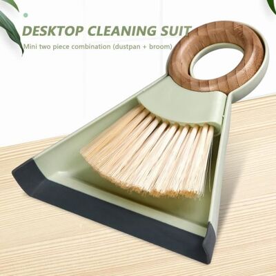 OEM Set Aus Besen Und Kehrschaufel Für Die Büroreinigung, Besen Mit Kleinem Holzstiel. OEM Set Aus Besen Und Kehrschaufel Für Die Büroreinigung, Besen Mit Kleinem Holzstiel.