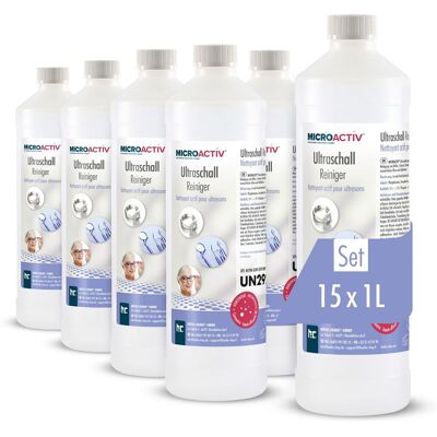 Höfer Chemie Gmbh - 15x 1 L Microactiv® Ultraschallreiniger Für Ultraschallbad Höfer Chemie Gmbh - 15x 1 L Microactiv® Ultraschallreiniger Für Ultraschallbad