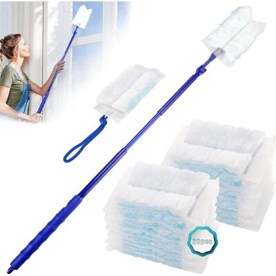GLASSBANG 20 Stück Staubmagnet Duster Nachfüllpack Für Swiffer Staubwedel Teleskop Starterset Staubwischer Stab Staubtücher Mit Teleskopstange Langer Stiel Teleskopgriff Für Tierhaare Gegen Staub Schmutz GLASSBANG 20 Stück Staubmagnet Duster Nachfüllpack Für Swiffer Staubwedel Teleskop Starterset Staubwischer Stab Staubtücher Mit Teleskopstange Langer Stiel Teleskopgriff Für Tierhaare Gegen Staub Schmutz
