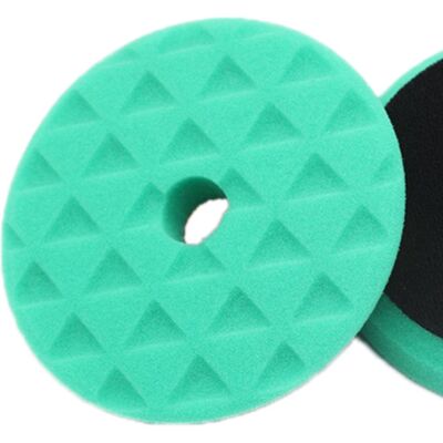 HEAT Set Mit 3 Grünen 5-zoll-autopolierscheiben, Schaumstoff-polierpads Für Poliermaschinen, Dreieck-bohradapter, Zum Reinigen Und Schleifen HEAT Set Mit 3 Grünen 5-zoll-autopolierscheiben, Schaumstoff-polierpads Für Poliermaschinen, Dreieck-bohradapter, Zum Reinigen Und Schleifen
